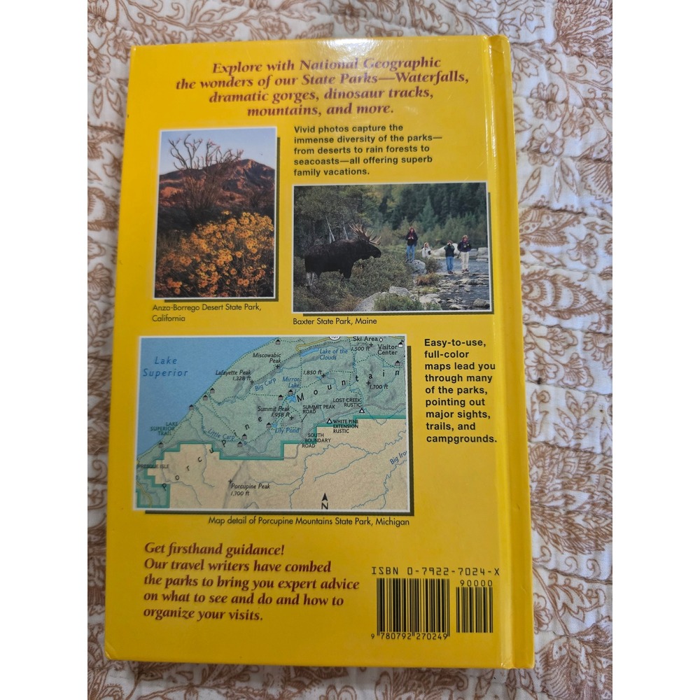 National Geographic Guide to the State Parks of the United States 1997 Hardcover - Picture 8 of 10
